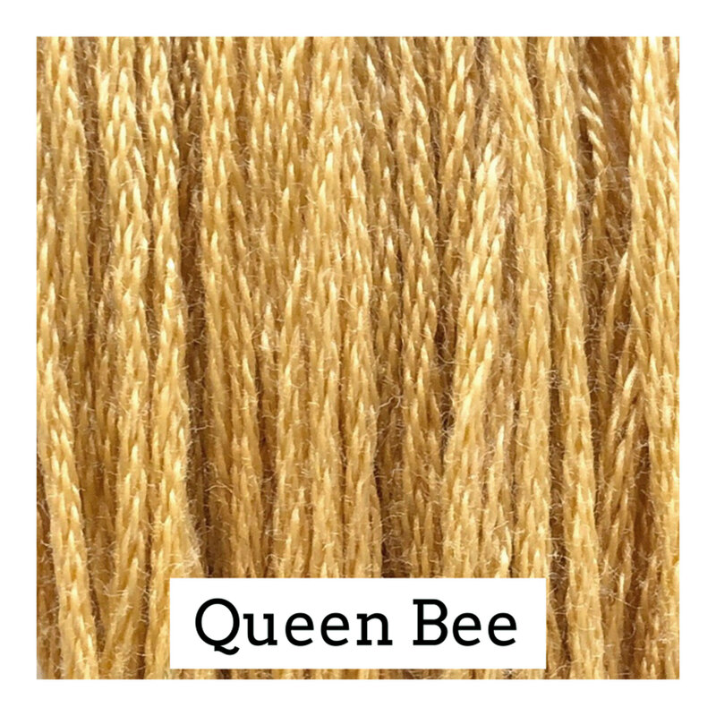 Swatch of honey yellow colored threads