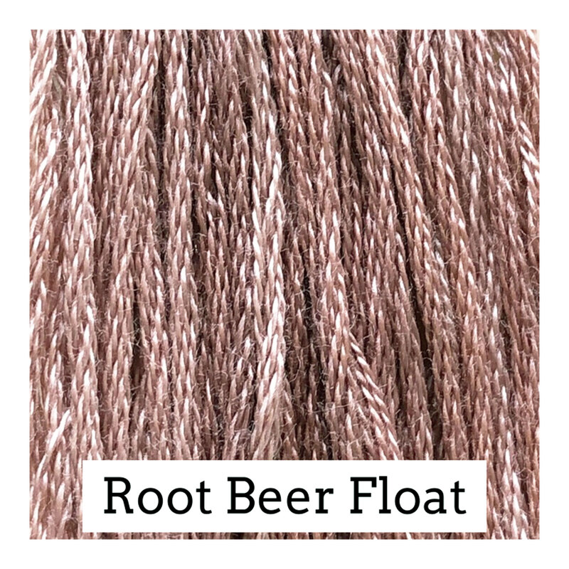 Swatch of dusty mauve colored threads