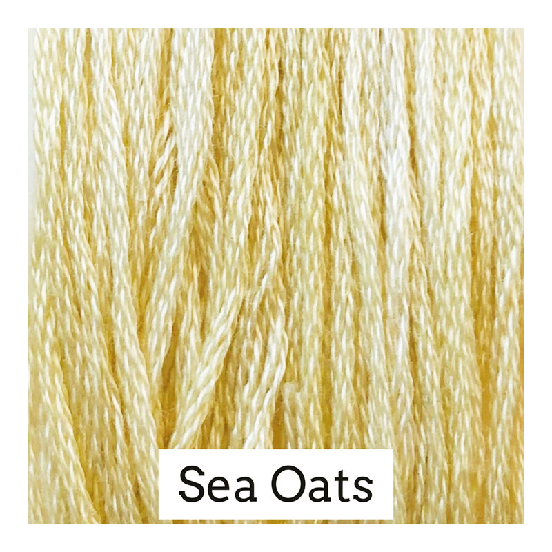 Swatch of yellow colored threads