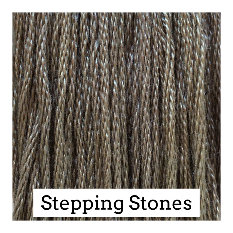 Swatch of brown colored threads