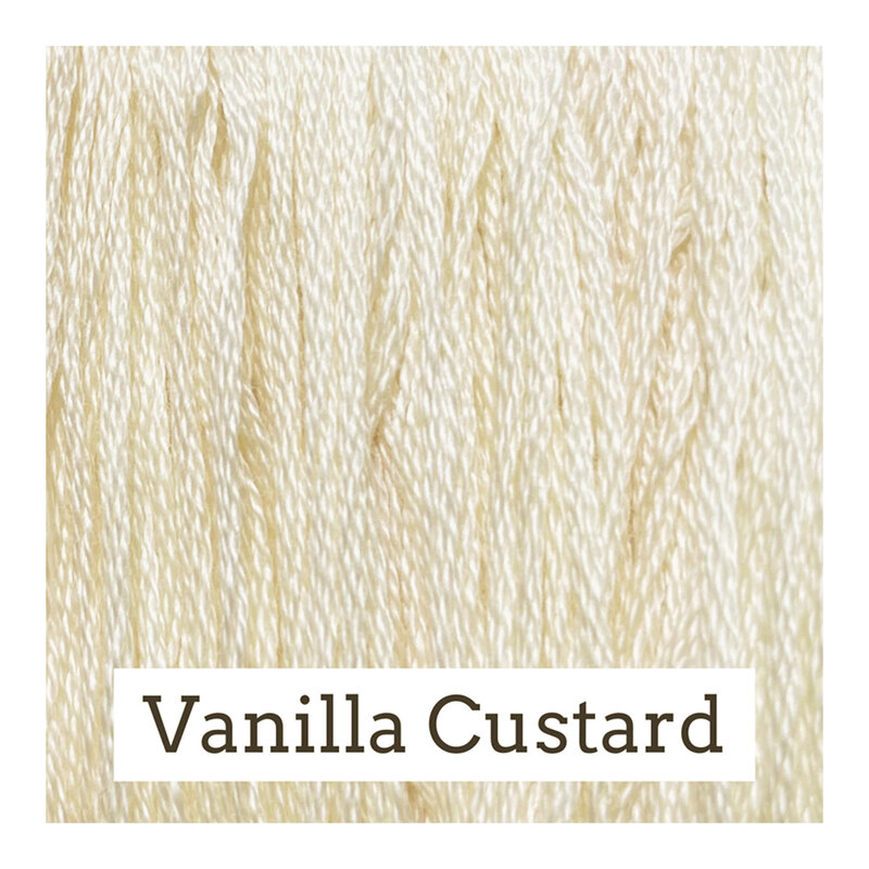 Swatch of cream colored threads