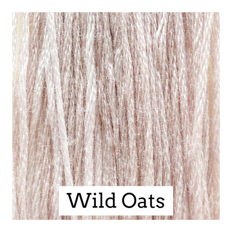 Swatch of linen colored threads