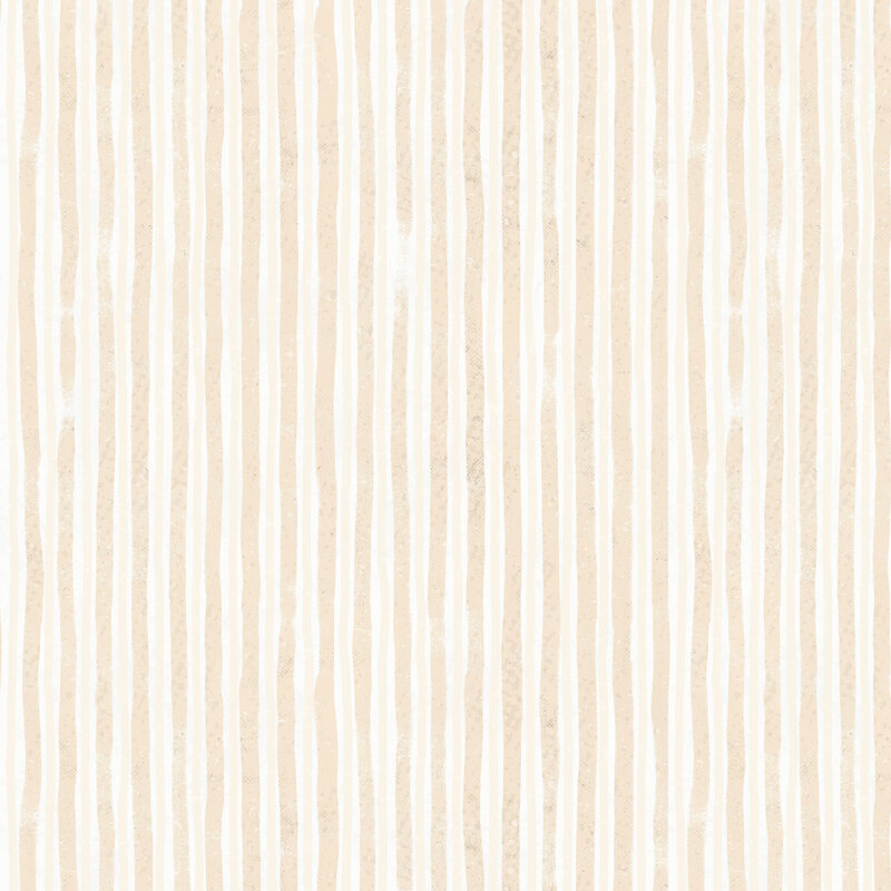 textured cream stripes on white fabric