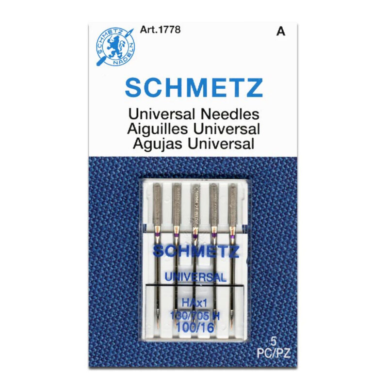 Schmetz Universal Machine Needles - Size 100/16 5ct