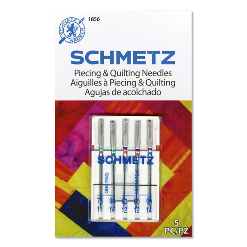 Schmetz Pieceing & Quilting Needles - multiple sizes 5ct
