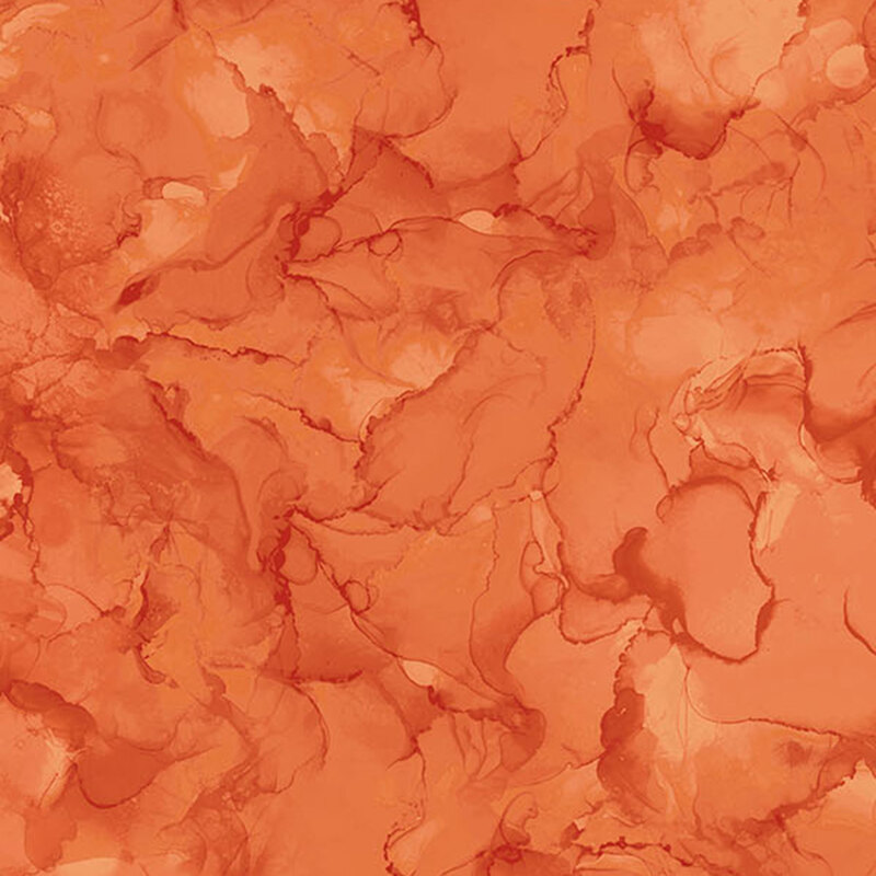 An orange marbled fabric. 