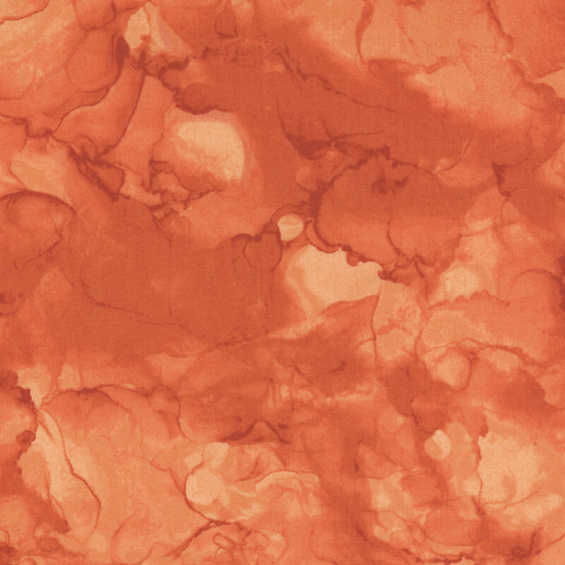 An orange marbled fabric. 