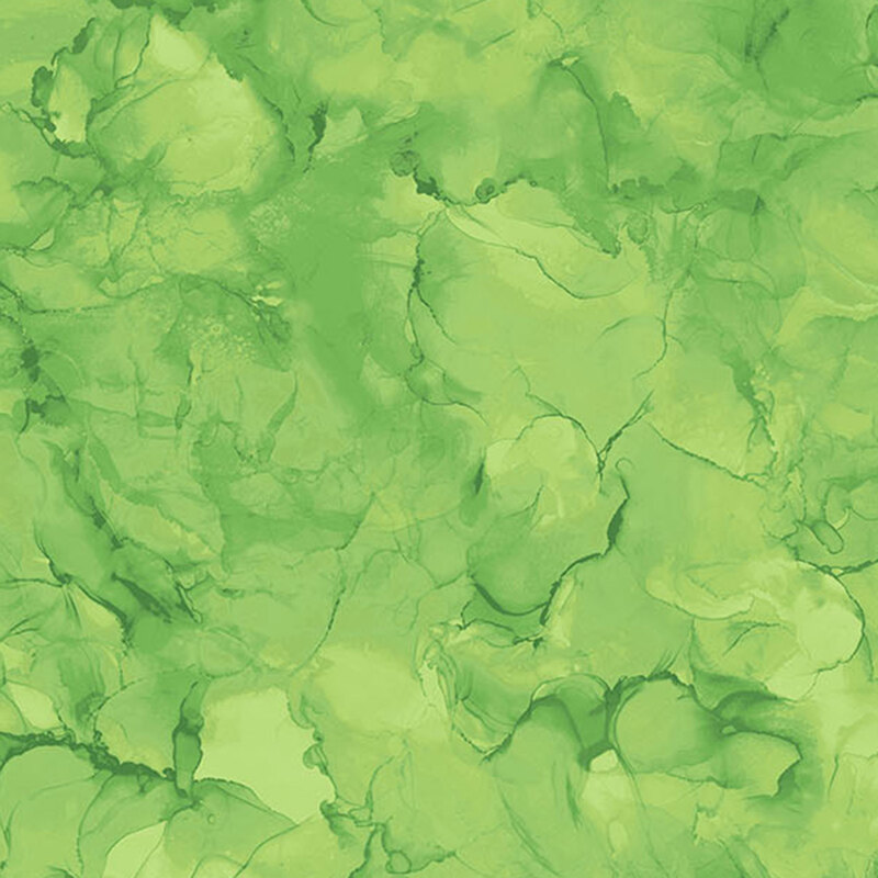 A green marbled fabric. 