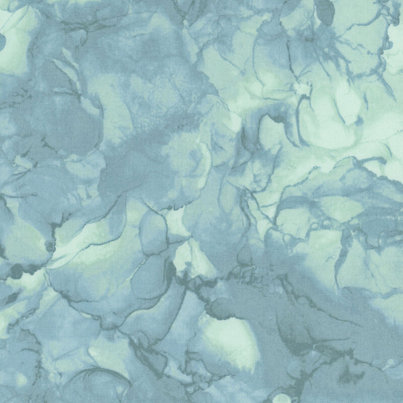 A light blue marbled fabric. 