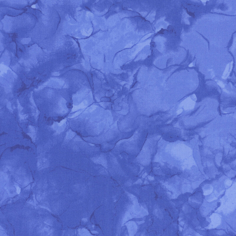 An ultramarine blue marbled fabric. 