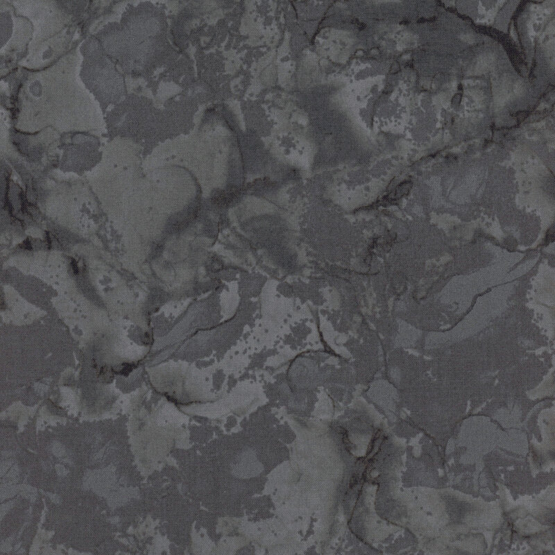 A black marbled fabric. 