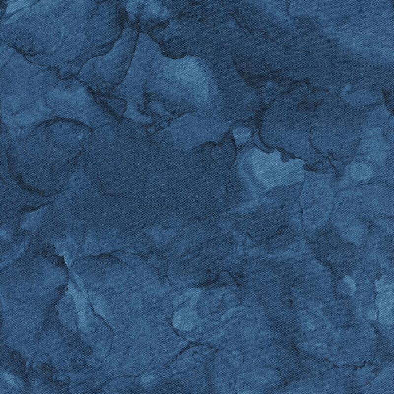 A indigo blue marbled fabric. 