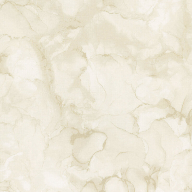 Tonal white marbled fabric