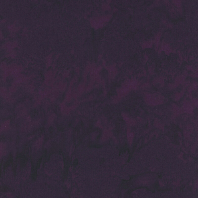 Very dark eggplant purple watercolor with areas of deep violet