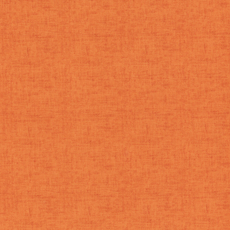 Orange fabric with a tonal linen texture.