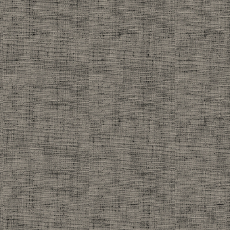 Warm gray fabric with a black linen texture.