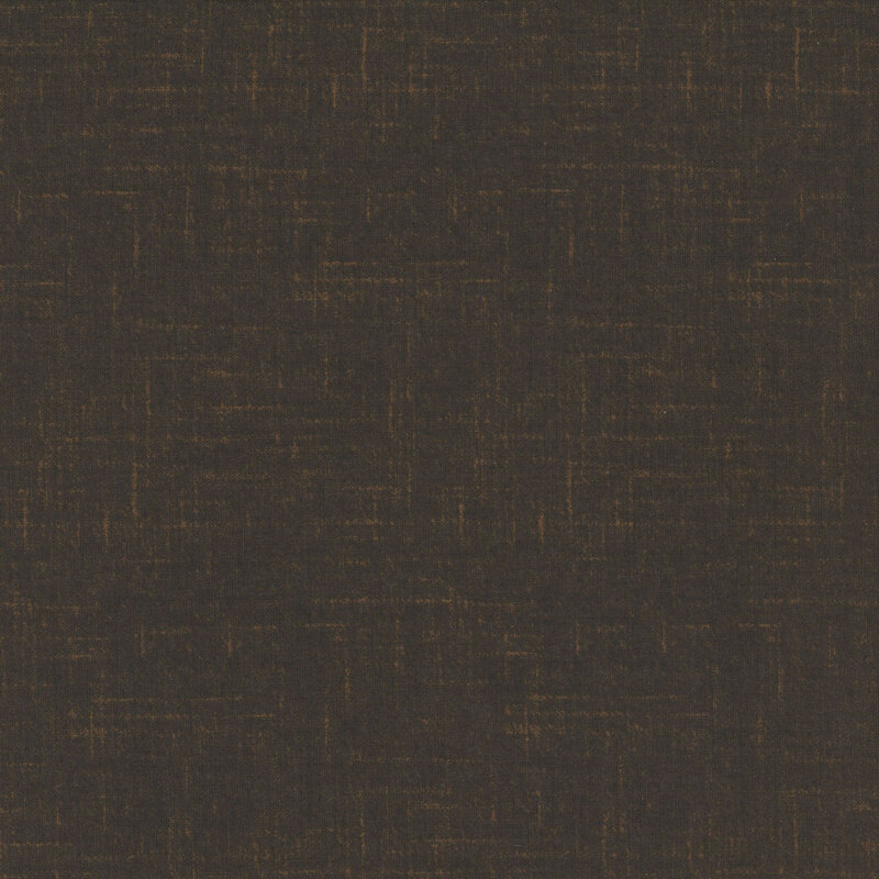 Soft black fabric with a dark brown linen texture
