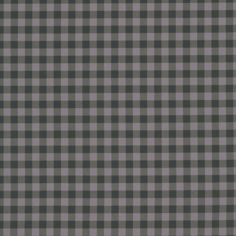 A gray and light purple gingham pattern