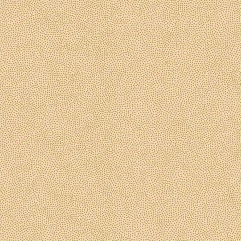 sand tan fabric featuring beige pin dots