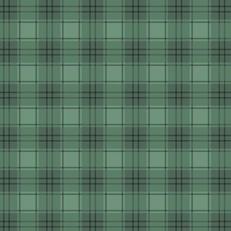 A tonal green plaid. 