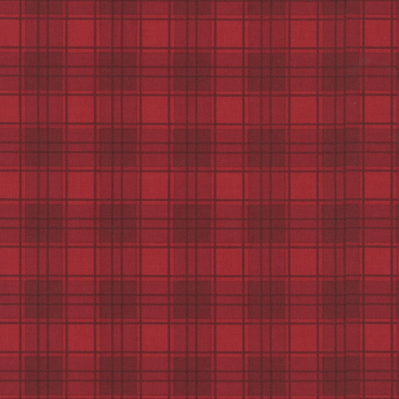 A tonal red plaid. 