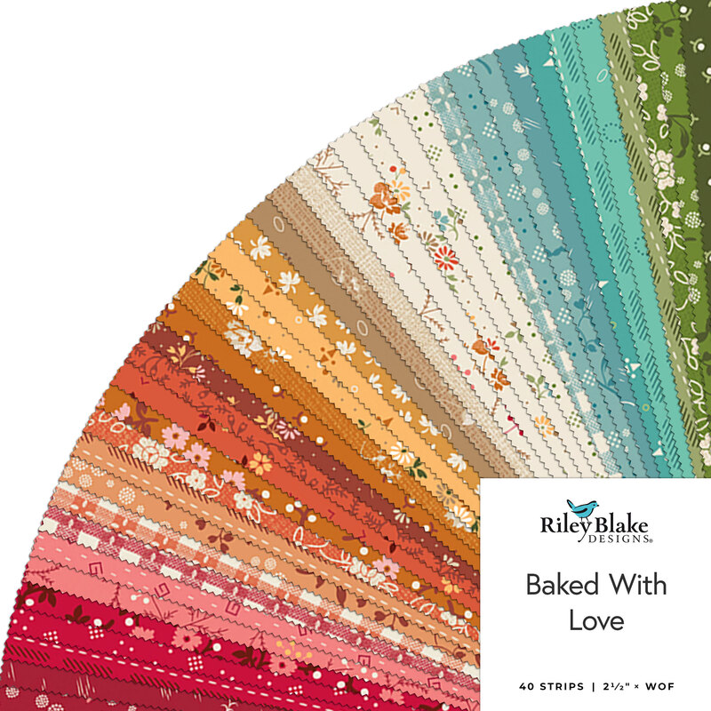 Fanned out collage of fabrics in the collection, in vibrant hues of magenta, pink, orange, gold, beige, turquoise, and green