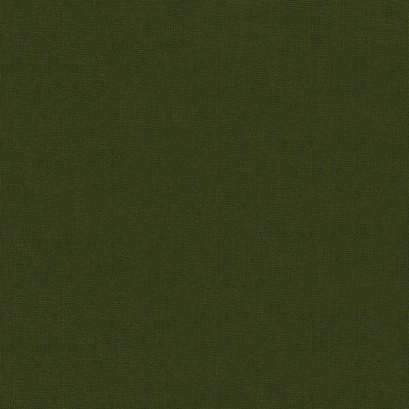 Solid fabric in a muted dark green color
