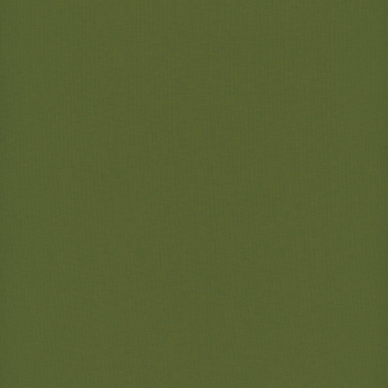 Solid fabric in a muted dark green color