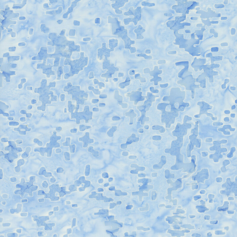 Marbled and textured sky blue fabric.