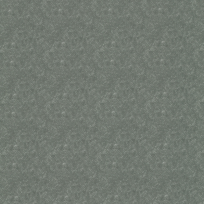 Textured and mottled smoke gray fabric