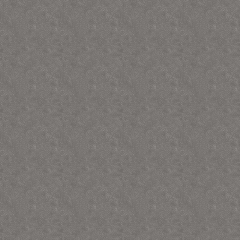Textured and mottled smoke gray fabric