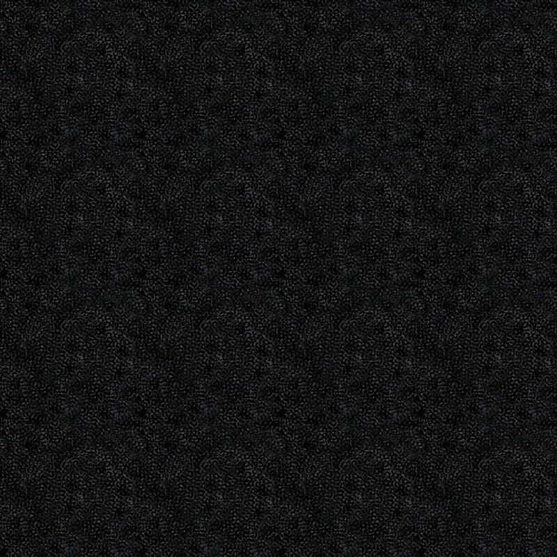 Textured and mottled raven black fabric