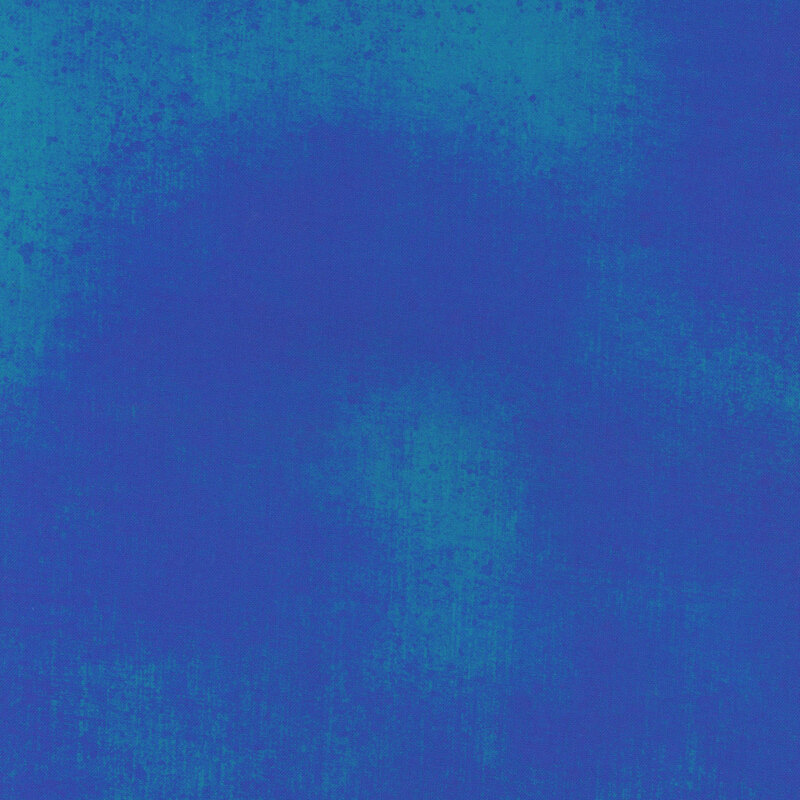 This cobalt blue fabric with a subtle grunge texture.