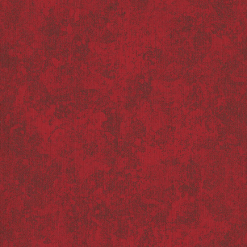 Mottled dark red fabric.