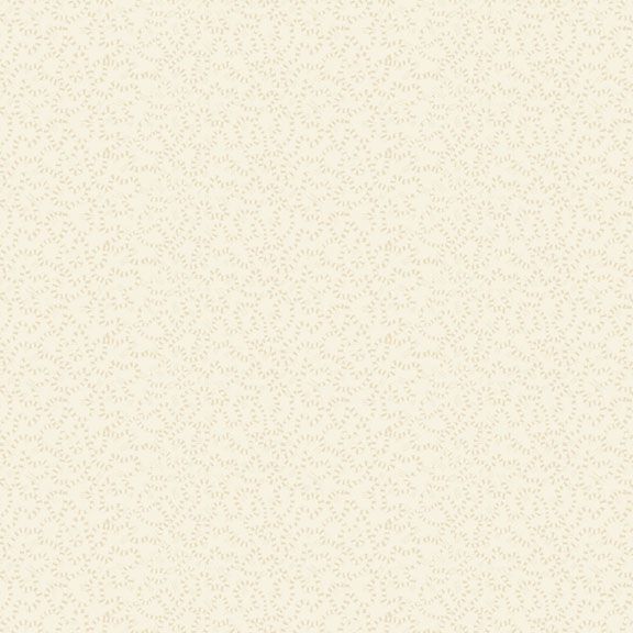 Cream fabric with a pattern of dense, squiggly striped lines.