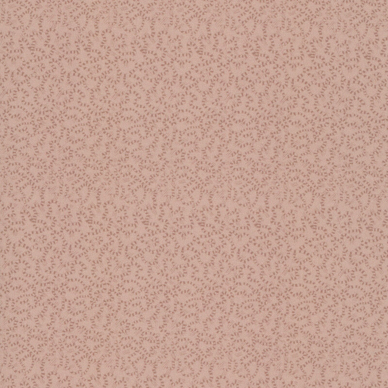Dark pink fabric with a pattern of dense, squiggly striped lines.