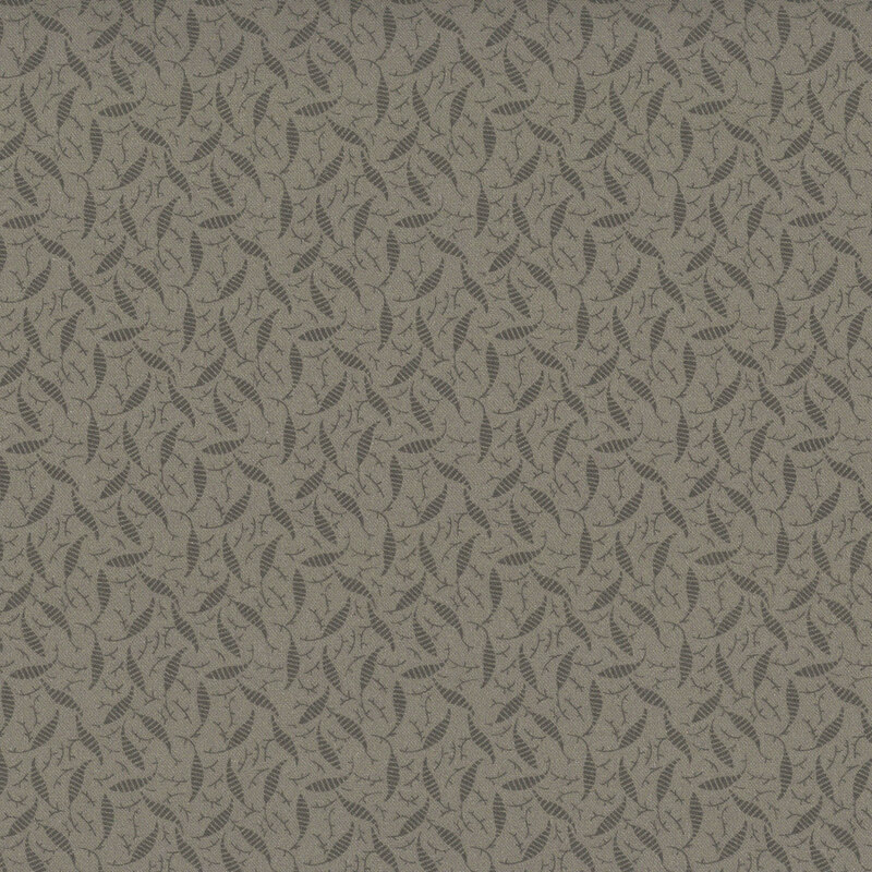 Warm gray fabric with abstract stone gray design 