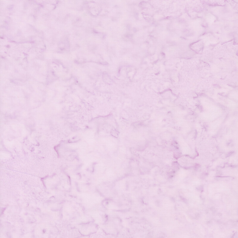Mottled lilac tonal batik fabric