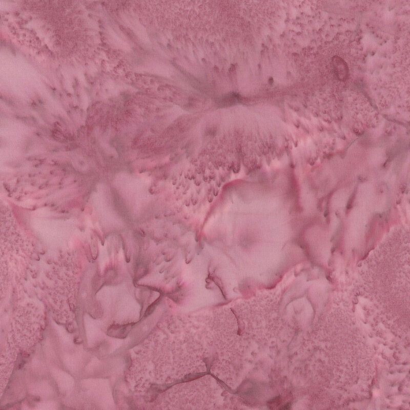 Mottled pink tonal batik fabric