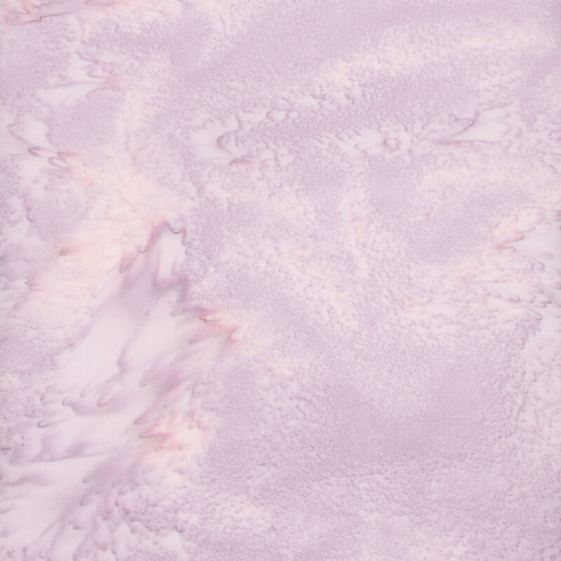 Mottled lilac purple tonal batik fabric
