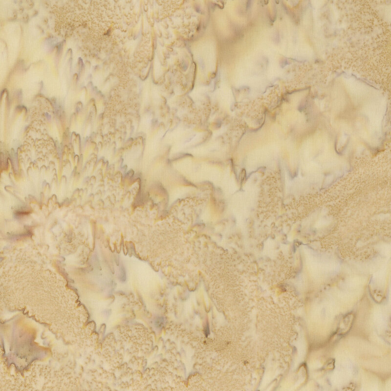 Mottled tan tonal batik fabric