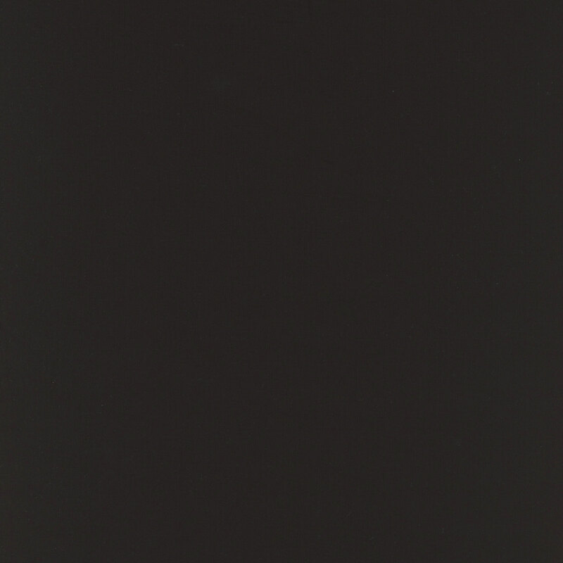 Mottled very dark black tonal batik fabric