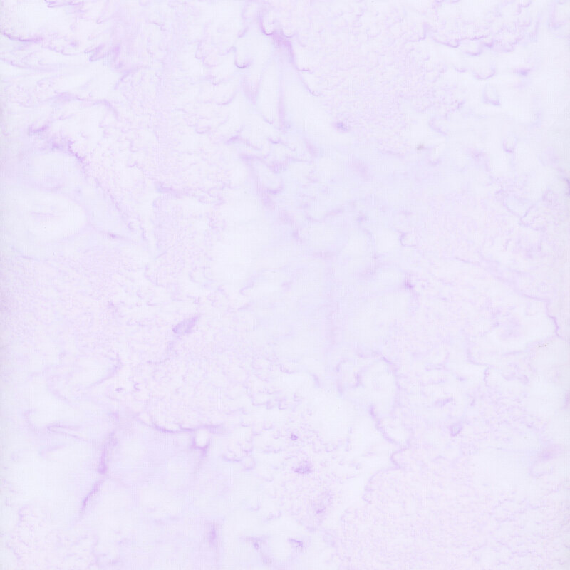 Mottled pastel purple batik fabric