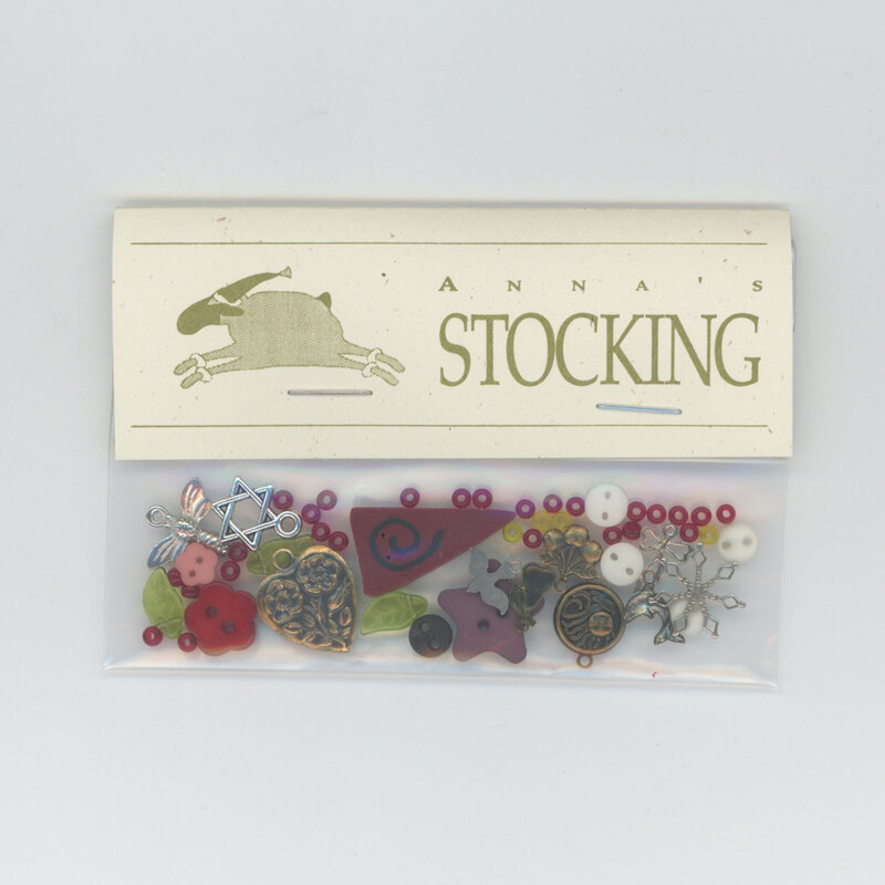The Anna's Stocking Charm and Bead Pack. 
