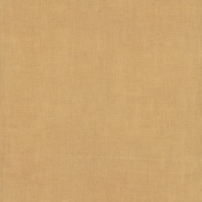 Close up swatch of 30ct Linen Fabric in the color Cappuccino.