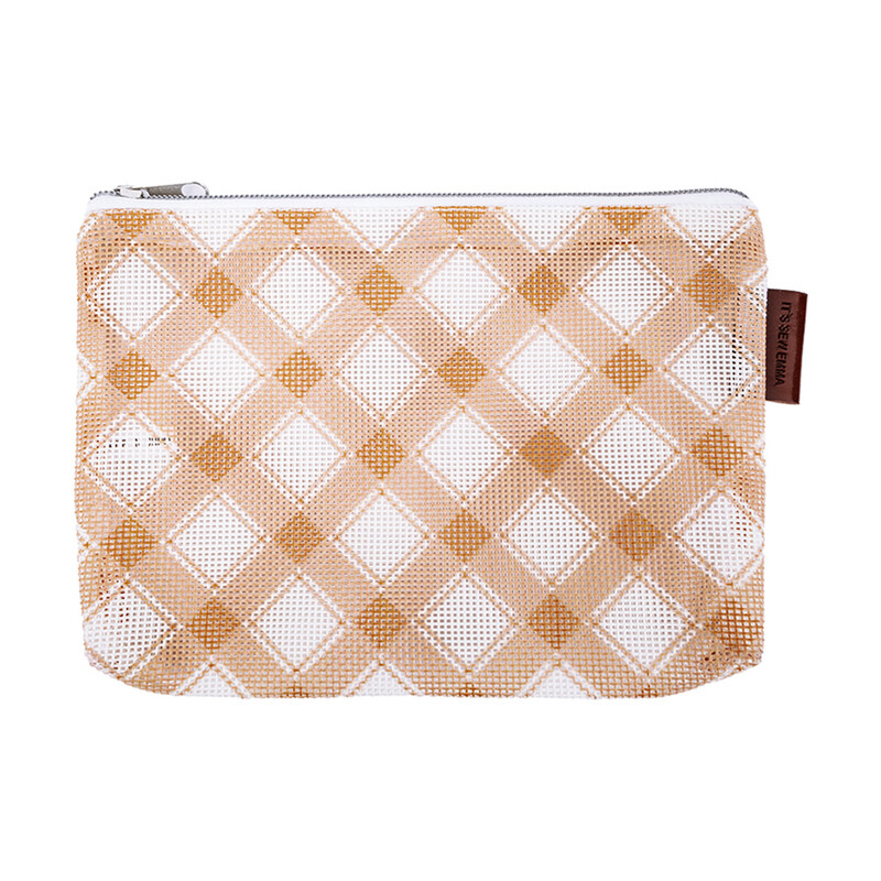 Pumpkin Mini Mad for Plaid Project Bag on a white background.