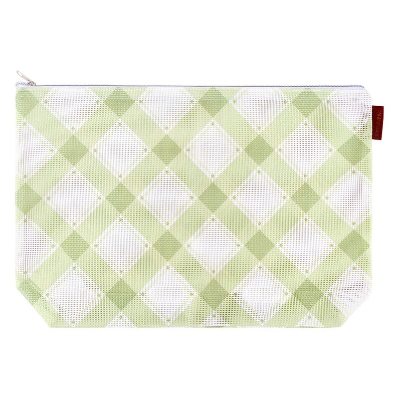 Olive Mad for Plaid Project Bag on a white background.