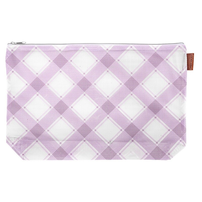 Lilac Mad for Plaid Project Bag on a white background.