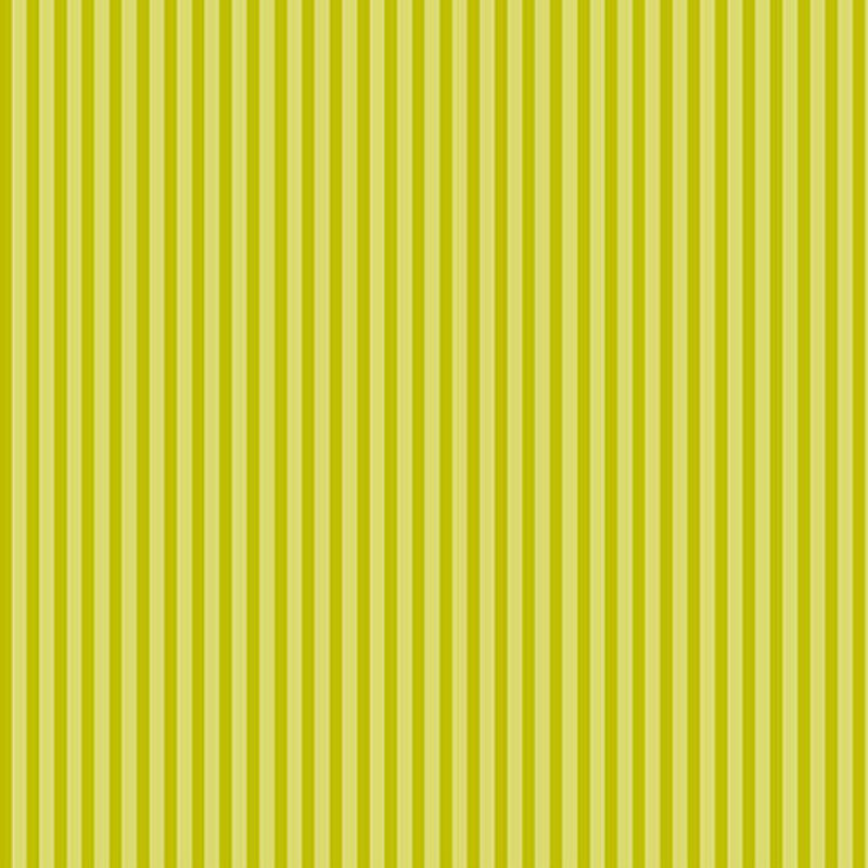Fabric with narrow lime green and chartreuse vertical stripes