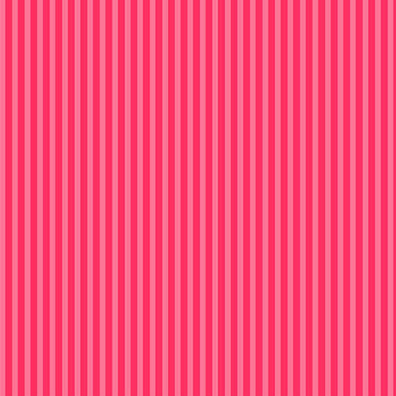 Fabric with narrow candy pink and fuchsia vertical stripes
